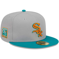 Gray/Teal Chicago White Sox New Era  59FIFTY Fitted Hat