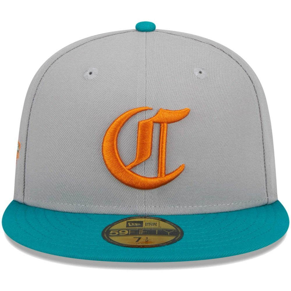 Gray/Teal Cincinnati Reds New Era  59FIFTY Fitted Hat