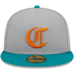 Gray/Teal Cincinnati Reds New Era  59FIFTY Fitted Hat