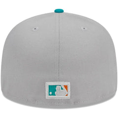 Gray/Teal Cincinnati Reds New Era  59FIFTY Fitted Hat
