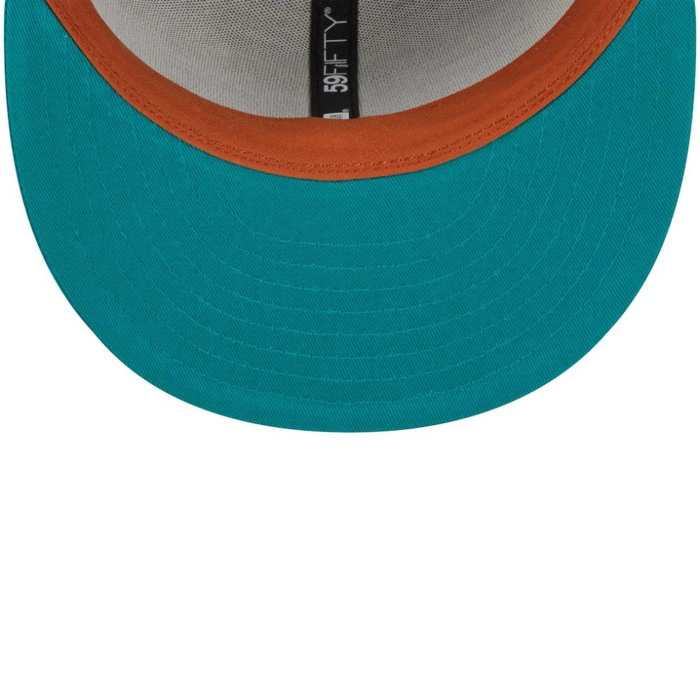 Gray/Teal Cincinnati Reds New Era  59FIFTY Fitted Hat