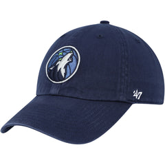 47 brand Minnesota Timberwolves '47 Core Logo Clean Up Adjustable Hat