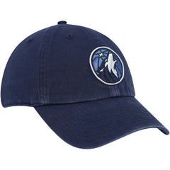 47 brand Minnesota Timberwolves '47 Core Logo Clean Up Adjustable Hat