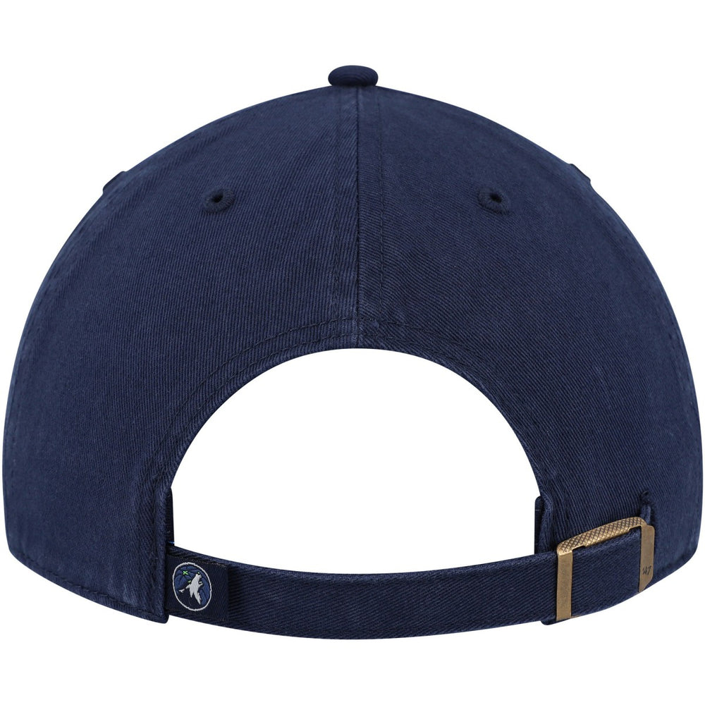 47 brand Minnesota Timberwolves '47 Core Logo Clean Up Adjustable Hat