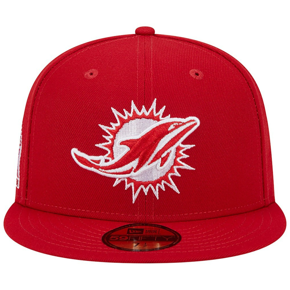 1993 Hawaii Pro Bowl Main Patch 59FIFTY Fitted Hat - Miami Dolphins Hats