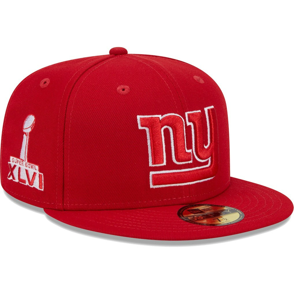 Super Bowl XLVI Main Patch 59FIFTY Fitted Hat - New York Giants Hats