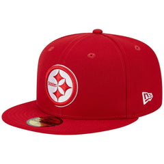 Super Bowl XLIII Main Patch 59FIFTY Fitted Hat - Pittsburgh Steelers Hats