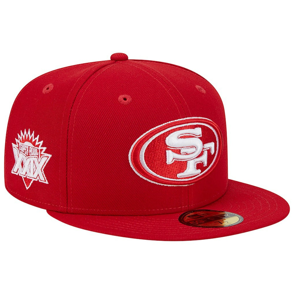 Super Bowl XXIX Main Patch 59FIFTY Fitted Hat - San Francisco 49ers Hats