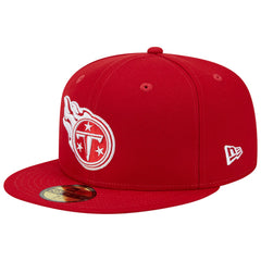 15 Years Main Patch 59FIFTY Fitted Hat - Tennessee Titans Hats