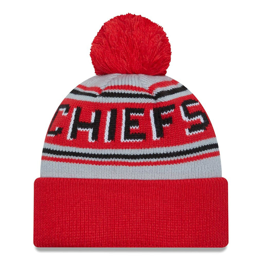 Main Cuffed Knit Hat with Pom - Kansas City Chiefs Hats