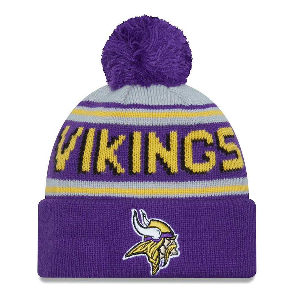 Main Cuffed Knit Hat with Pom - Minnesota Vikings Hats