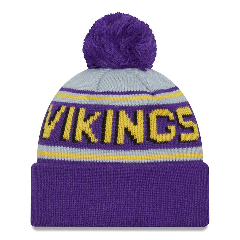 Main Cuffed Knit Hat with Pom - Minnesota Vikings Hats