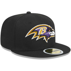 Youth Main 59FIFTY Fitted Hat - Baltimore Ravens Hats