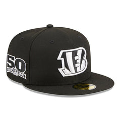 Main Patch 59FIFTY Fitted Hat - Cincinnati Bengals Hats