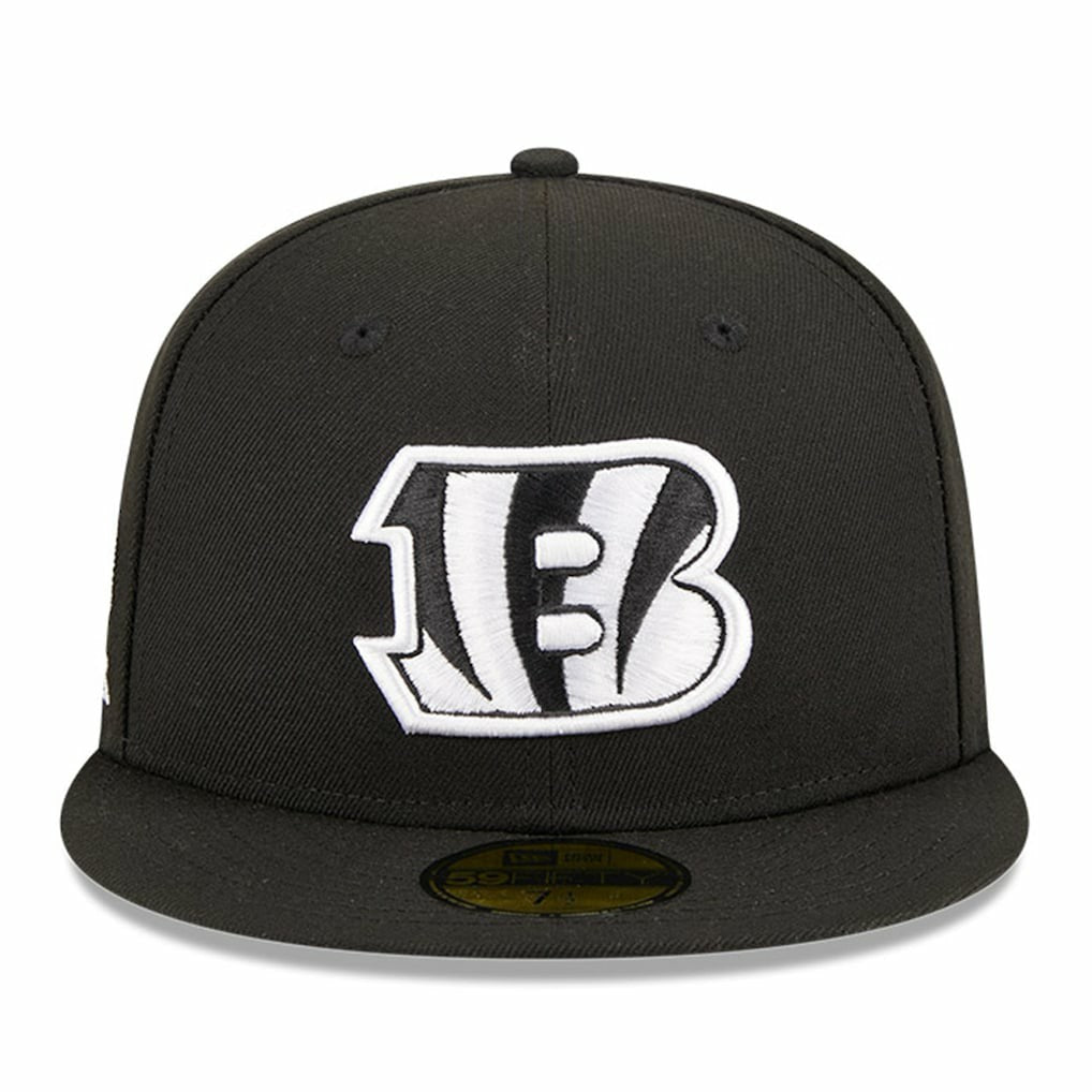 Main Patch 59FIFTY Fitted Hat - Cincinnati Bengals Hats