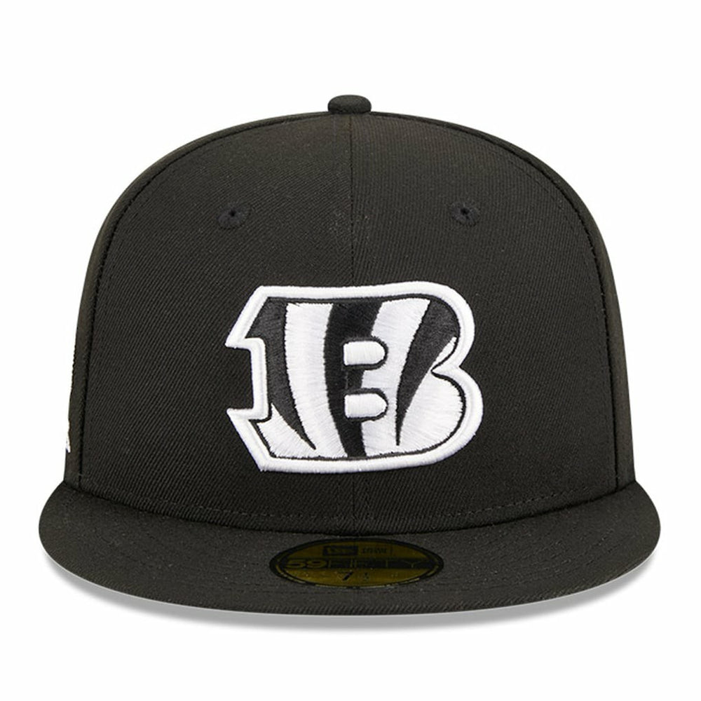 Main Patch 59FIFTY Fitted Hat - Cincinnati Bengals Hats