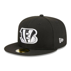 Main Patch 59FIFTY Fitted Hat - Cincinnati Bengals Hats
