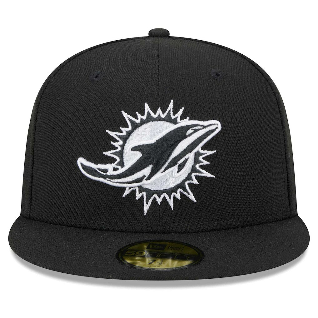 Main Patch 59FIFTY Fitted Hat - Miami Dolphins Hats
