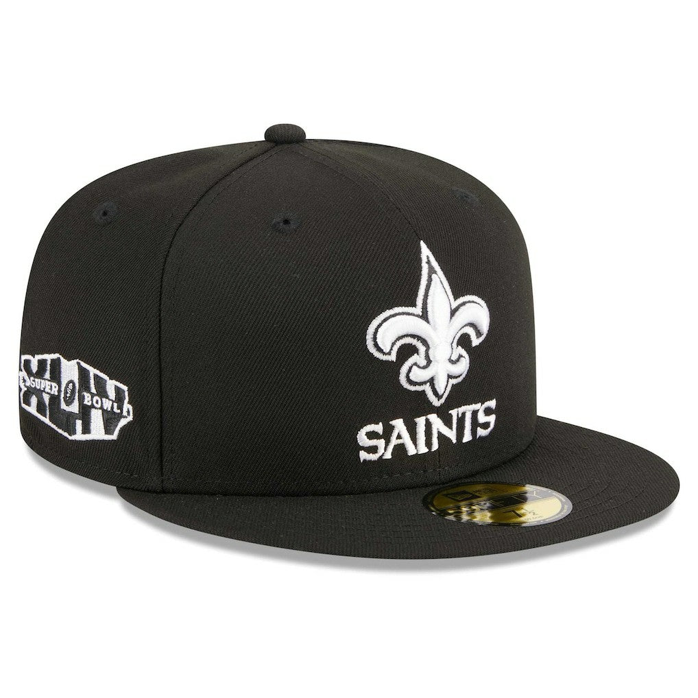 Main Patch 59FIFTY Fitted Hat - New Orleans Saints Hats