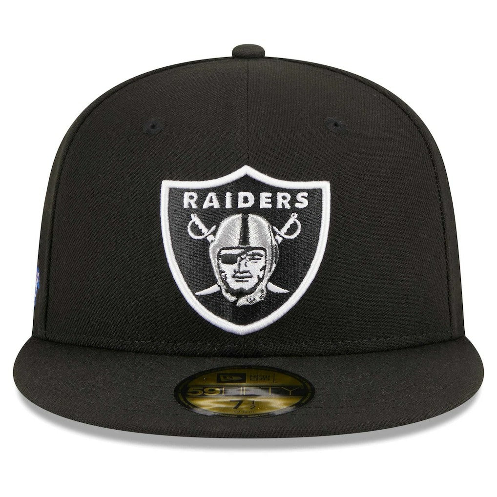 Main Patch 59FIFTY Fitted Hat - Las Vegas Raiders Hats