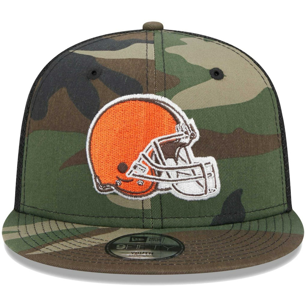 Youth Main Trucker 9FIFTY Snapback Hat - Cleveland Browns Hats