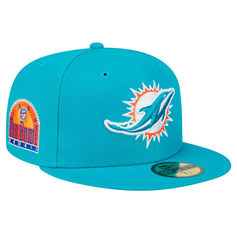 Main Patch 59FIFTY Fitted Hat - Miami Dolphins Hats