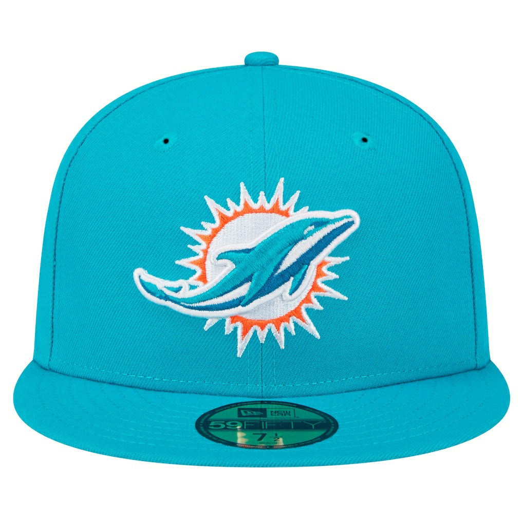 Main Patch 59FIFTY Fitted Hat - Miami Dolphins Hats