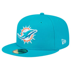 Main Patch 59FIFTY Fitted Hat - Miami Dolphins Hats