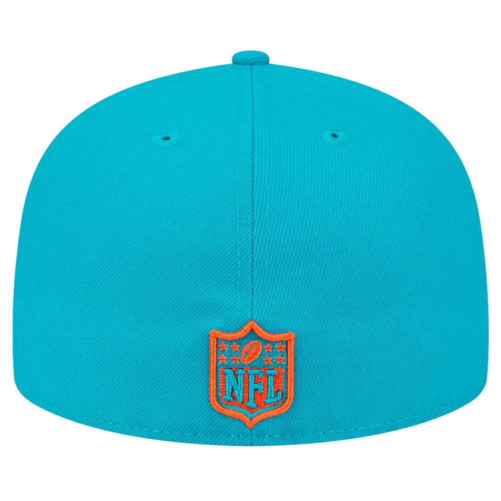 Main Patch 59FIFTY Fitted Hat - Miami Dolphins Hats