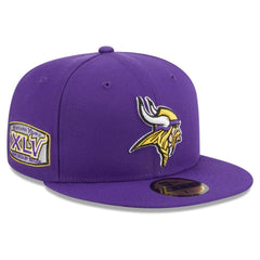 Main Patch 59FIFTY Fitted Hat - Minnesota Vikings Hats