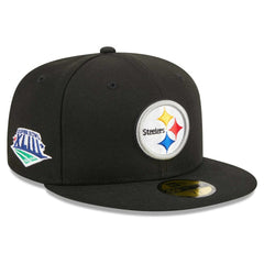 Main Patch 59FIFTY Fitted Hat - Pittsburgh Steelers Hats