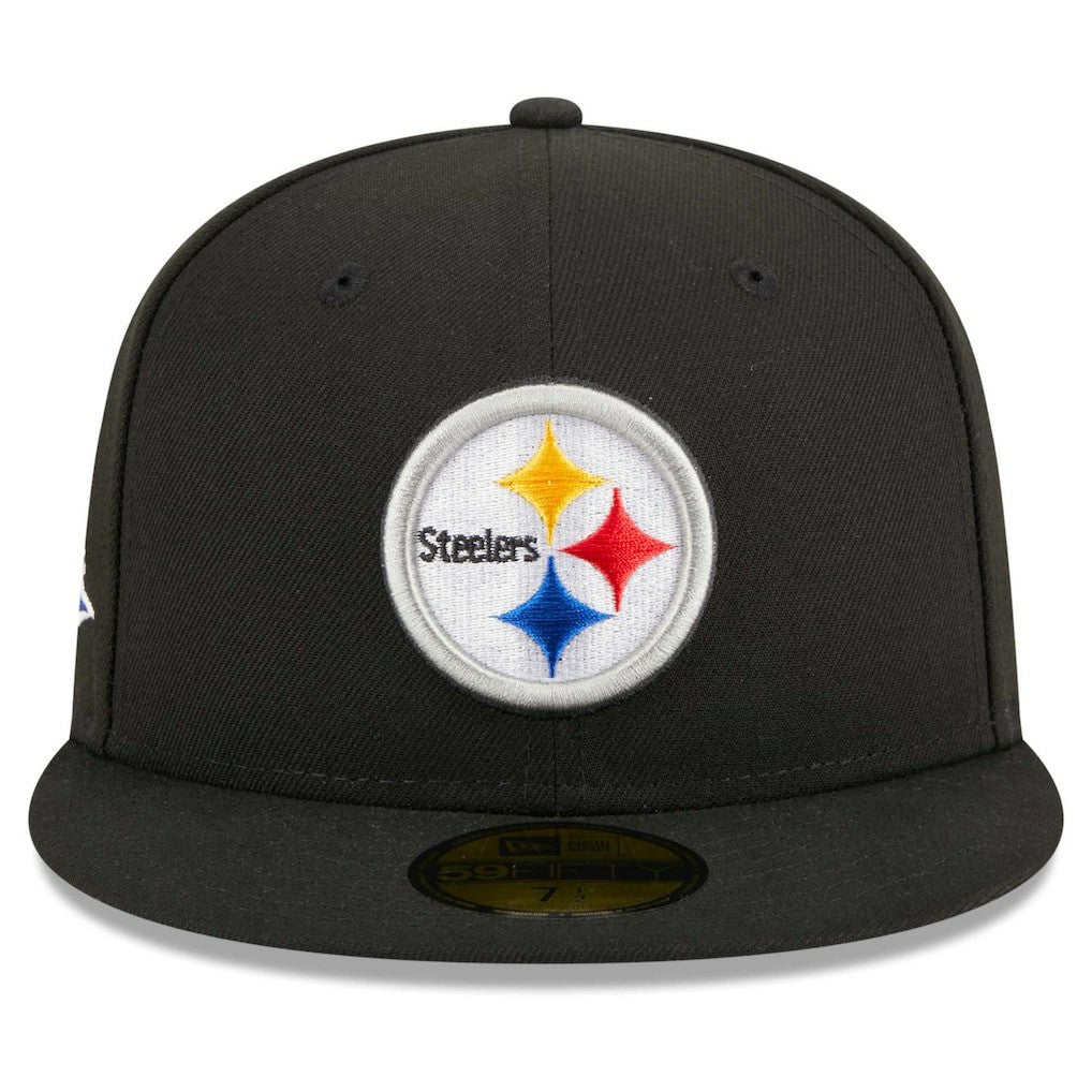 Main Patch 59FIFTY Fitted Hat - Pittsburgh Steelers Hats