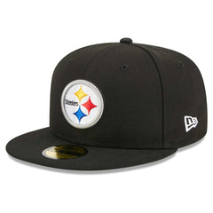 Main Patch 59FIFTY Fitted Hat - Pittsburgh Steelers Hats
