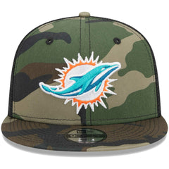 Youth Main Trucker 9FIFTY Snapback Hat - Miami Dolphins Hats