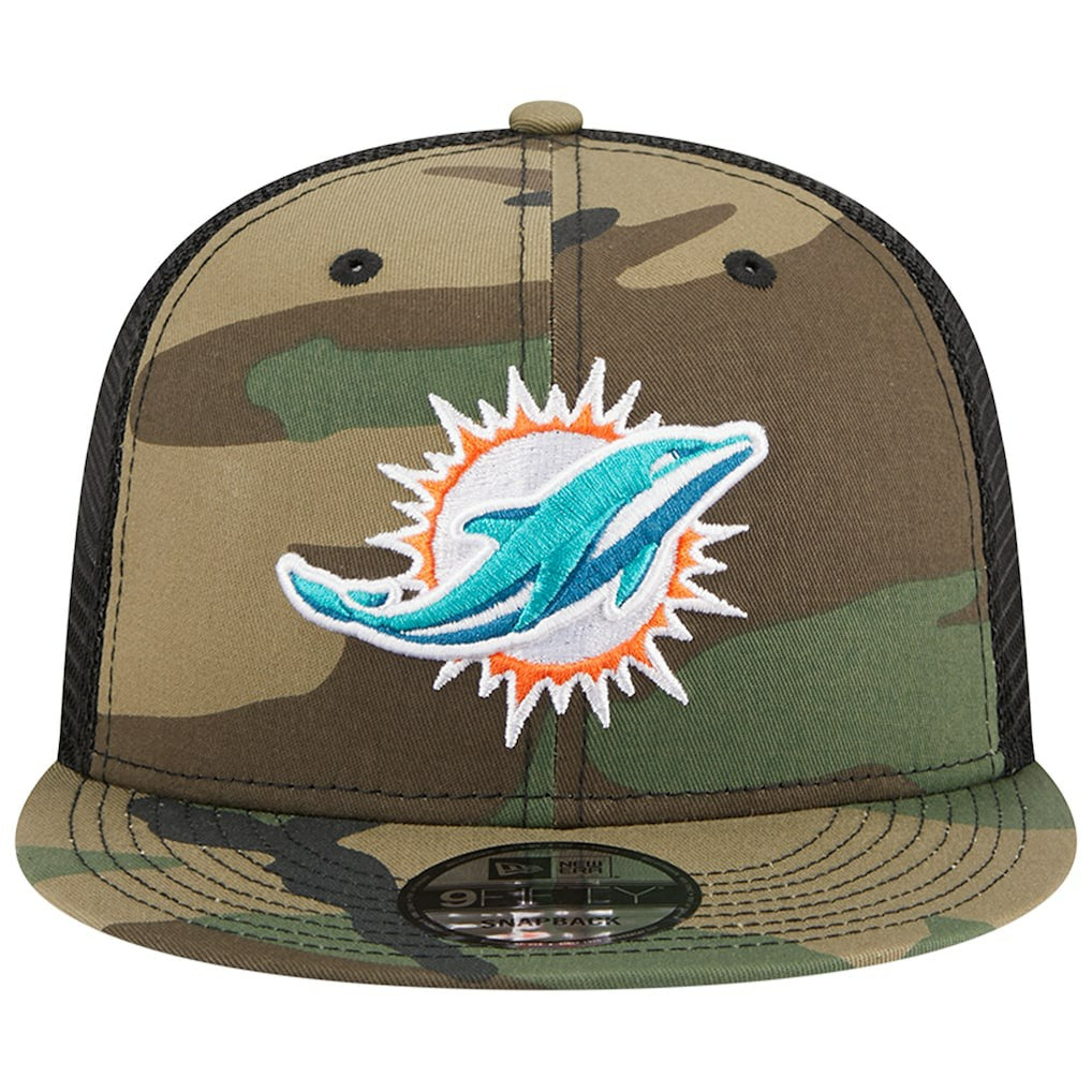 Main Trucker 9FIFTY Snapback Hat - Miami Dolphins Hats