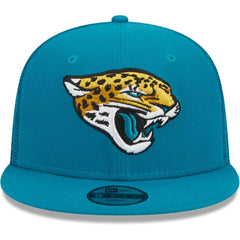 Youth Main Trucker 9FIFTY Snapback Hat - Jacksonville Jaguars Hats
