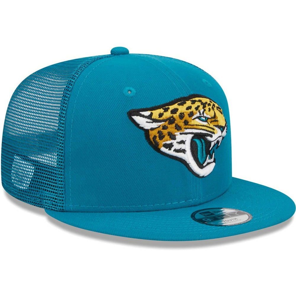 Youth Main Trucker 9FIFTY Snapback Hat - Jacksonville Jaguars Hats