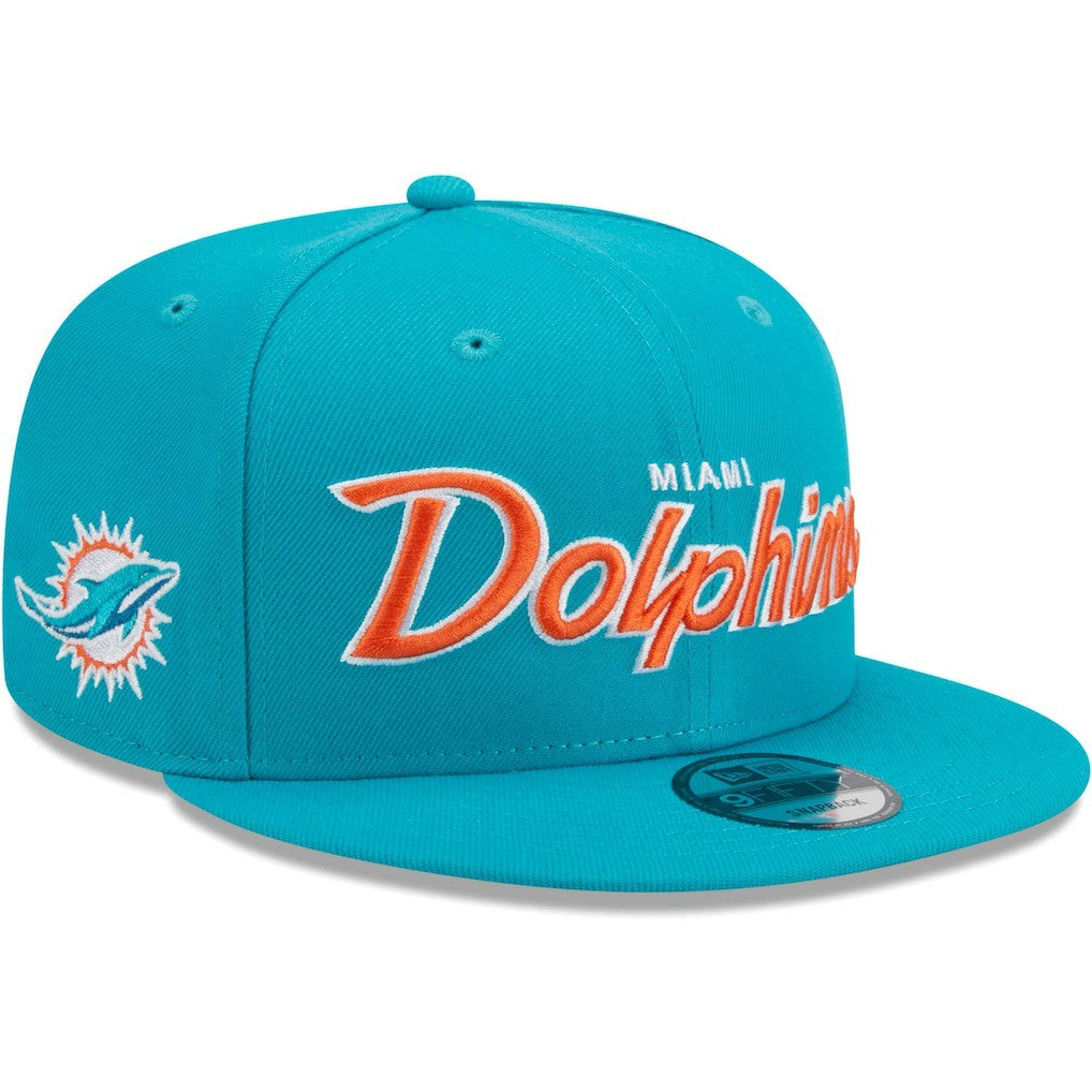 Main Script 9FIFTY Snapback Hat - Miami Dolphins Hats