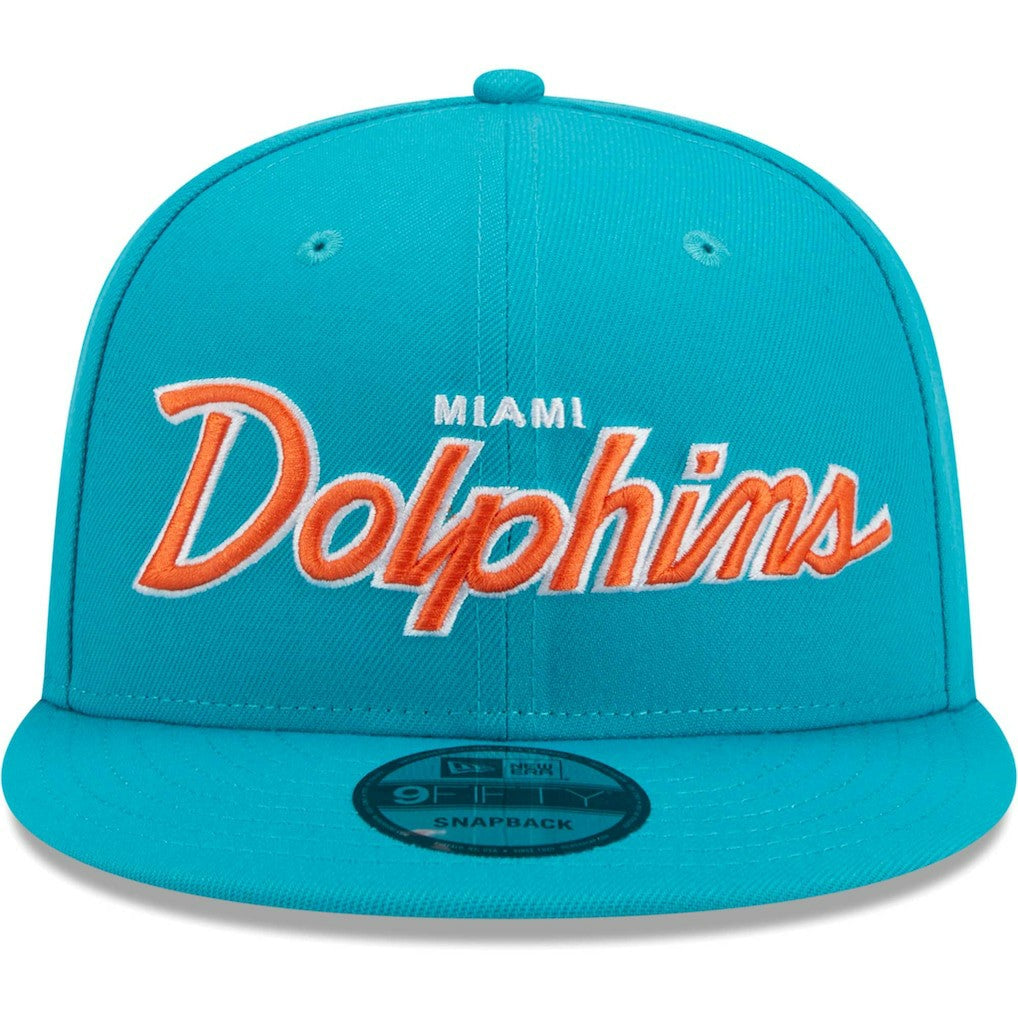 Main Script 9FIFTY Snapback Hat - Miami Dolphins Hats