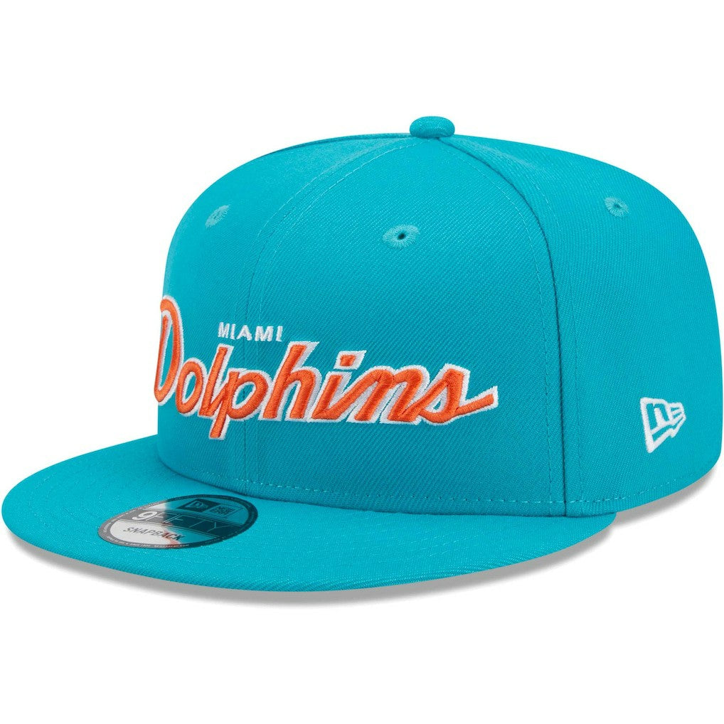 Main Script 9FIFTY Snapback Hat - Miami Dolphins Hats