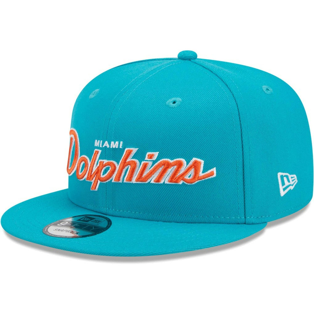 Main Script 9FIFTY Snapback Hat - Miami Dolphins Hats