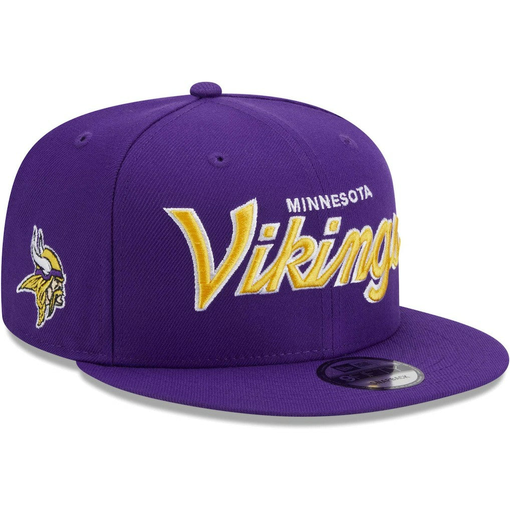 Main Script 9FIFTY Snapback Hat - Minnesota Vikings Hats