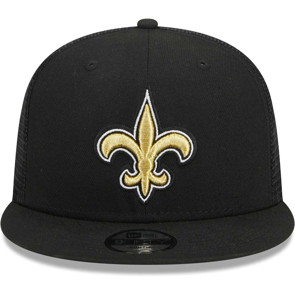 Youth Main Trucker 9FIFTY Snapback Hat - New Orleans Saints Hats