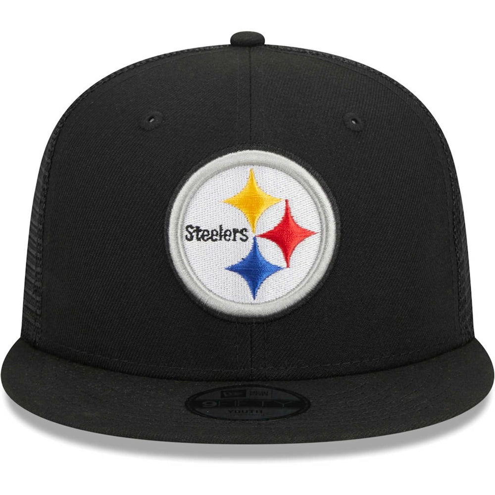 Youth Main Trucker 9FIFTY Snapback Hat - Pittsburgh Steelers Hats