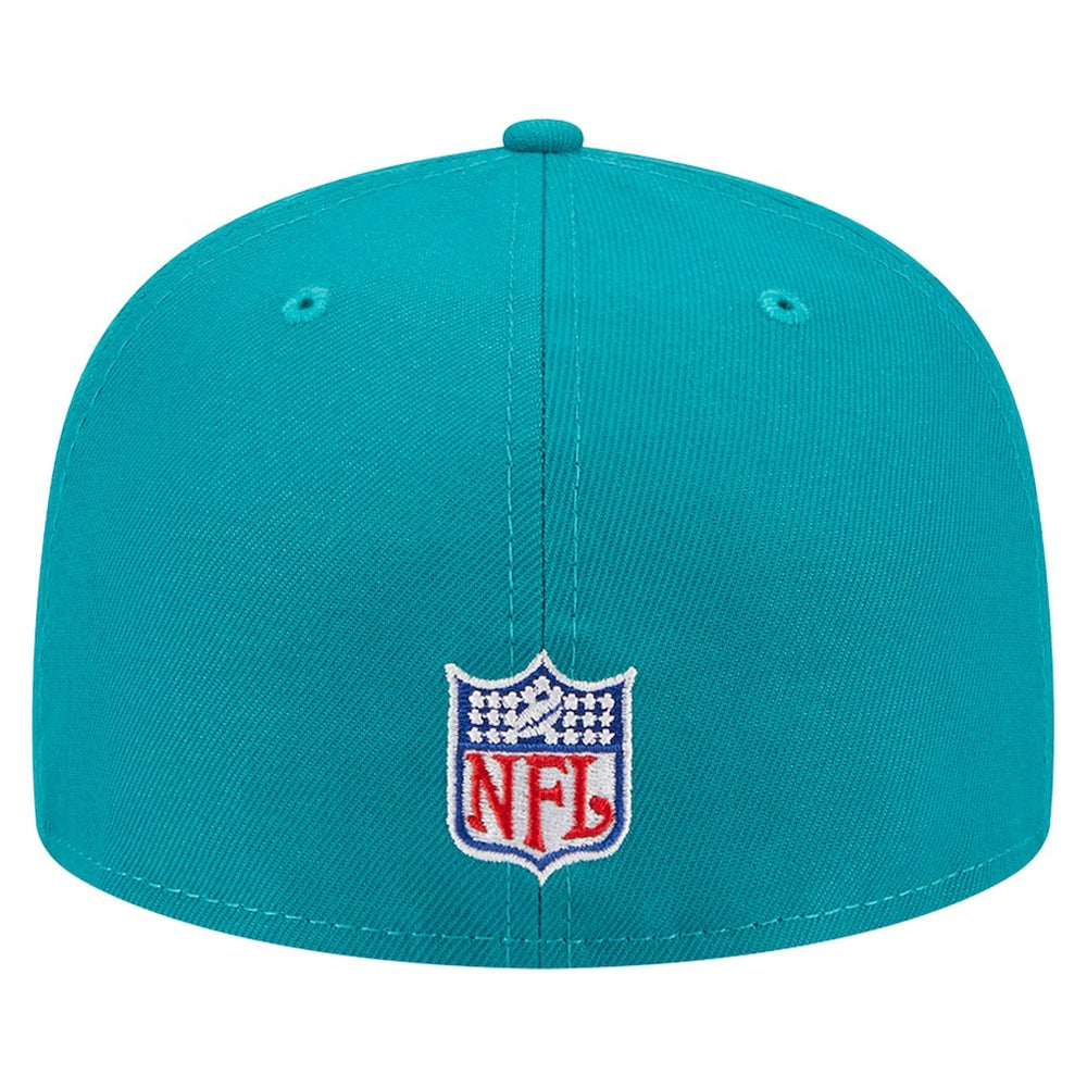 Throwback Main 59FIFTY Fitted Hat - Miami Dolphins Hats