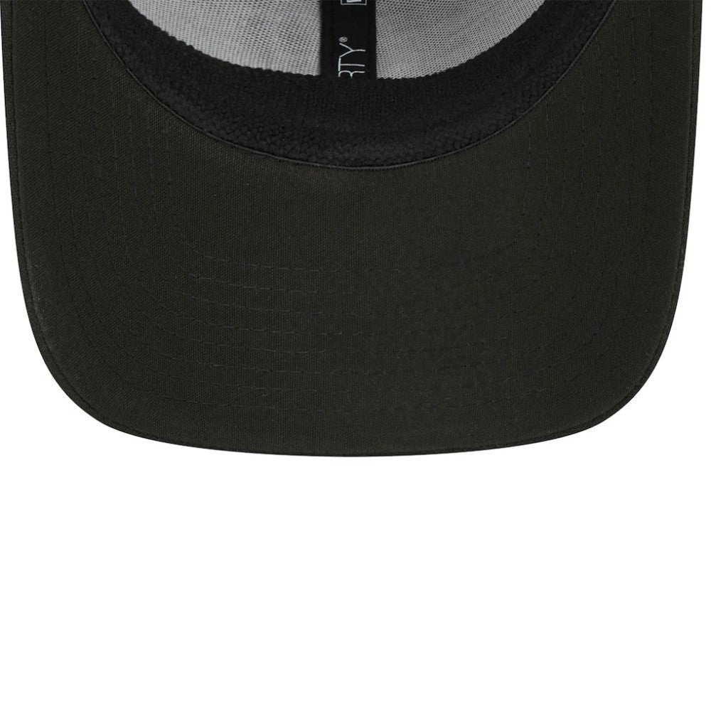 Black Atlanta Braves New Era Logo 39THIRTY Flex Hat