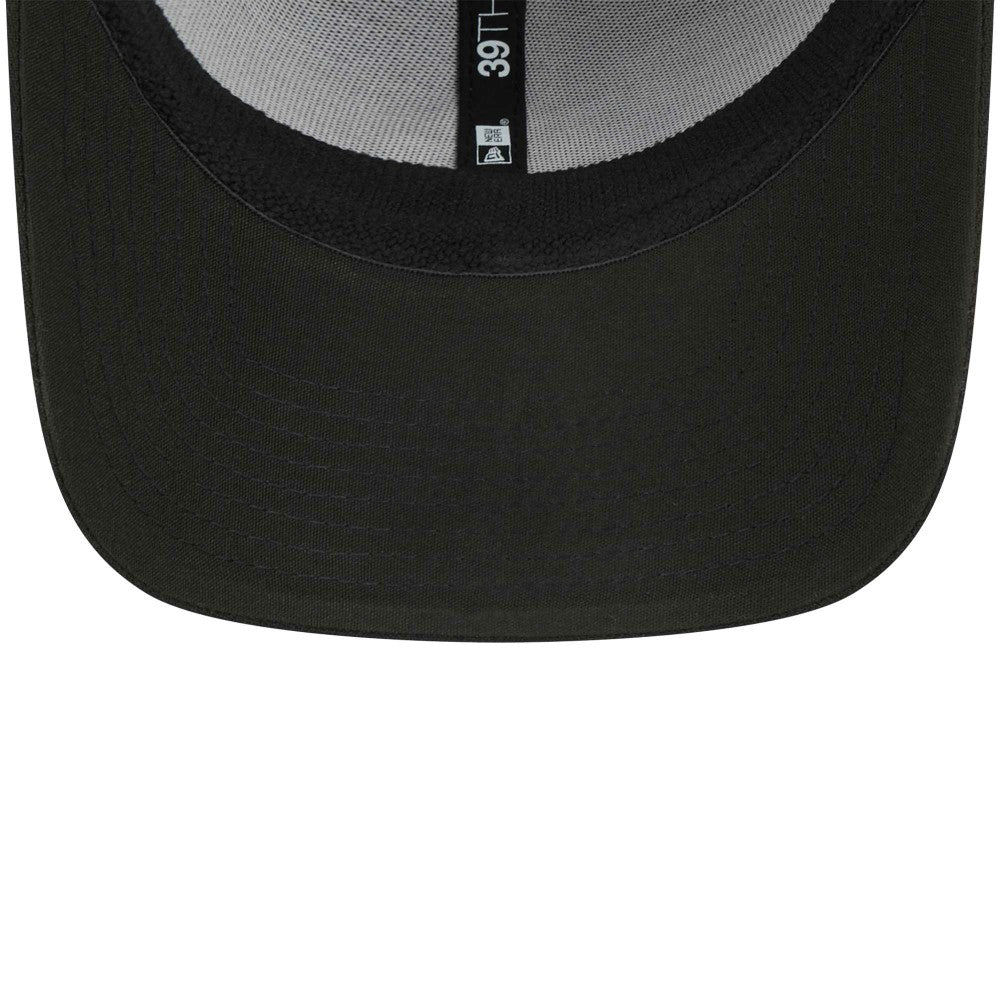 Black Miami Marlins New Era Logo 39THIRTY Flex Hat