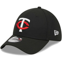 Black Minnesota Twins New Era Logo 39THIRTY Flex Hat