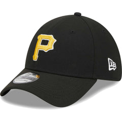 Black Pittsburgh Pirates New Era Logo 39THIRTY Flex Hat