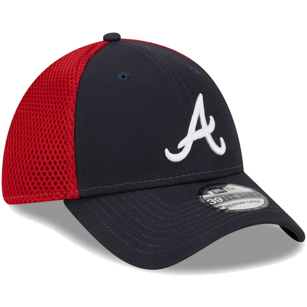 Navy Atlanta Braves New Era Team Neo 39THIRTY Flex Hat